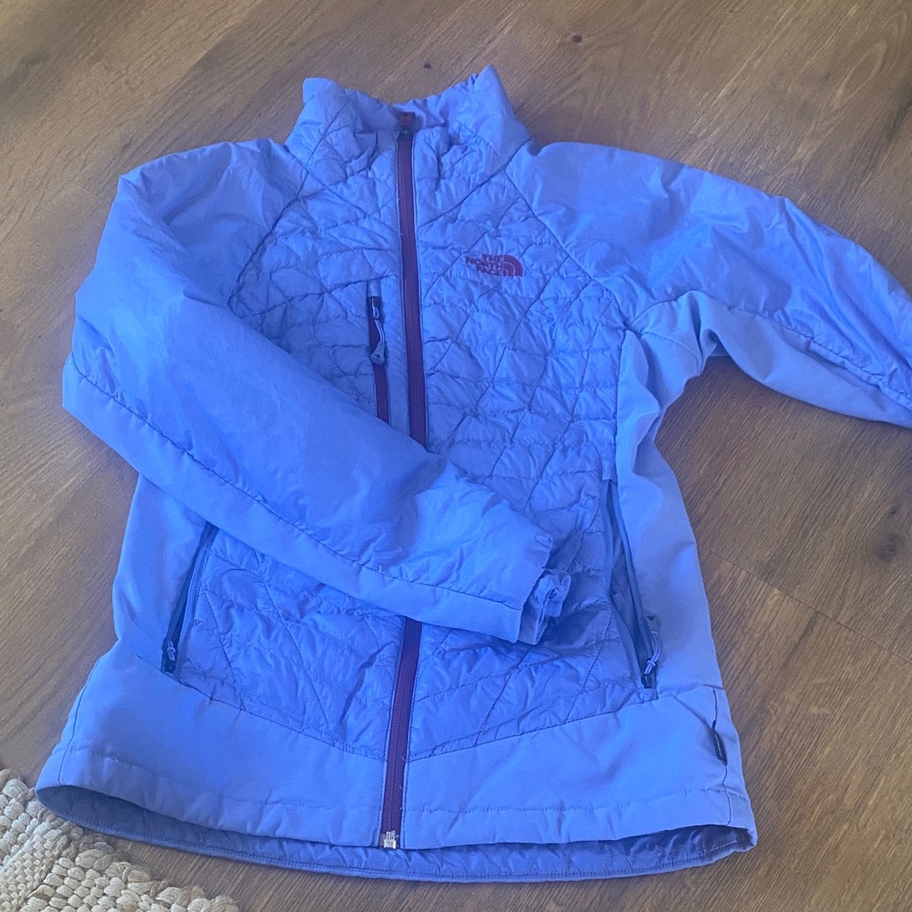 The North Face womens Purple Puffer Jacket